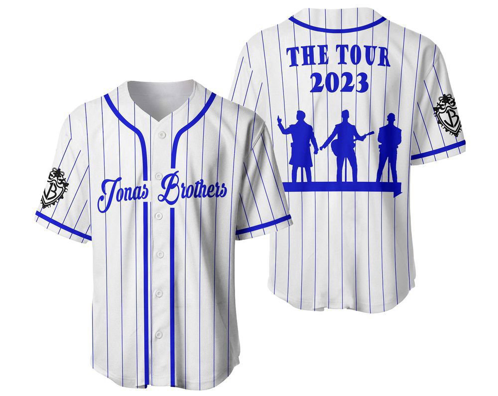 Jonas Brothers Baseball Jersey, Jonas Brothers Band Baseball Jersey - lylyprint.com baseball jersey product view 1
