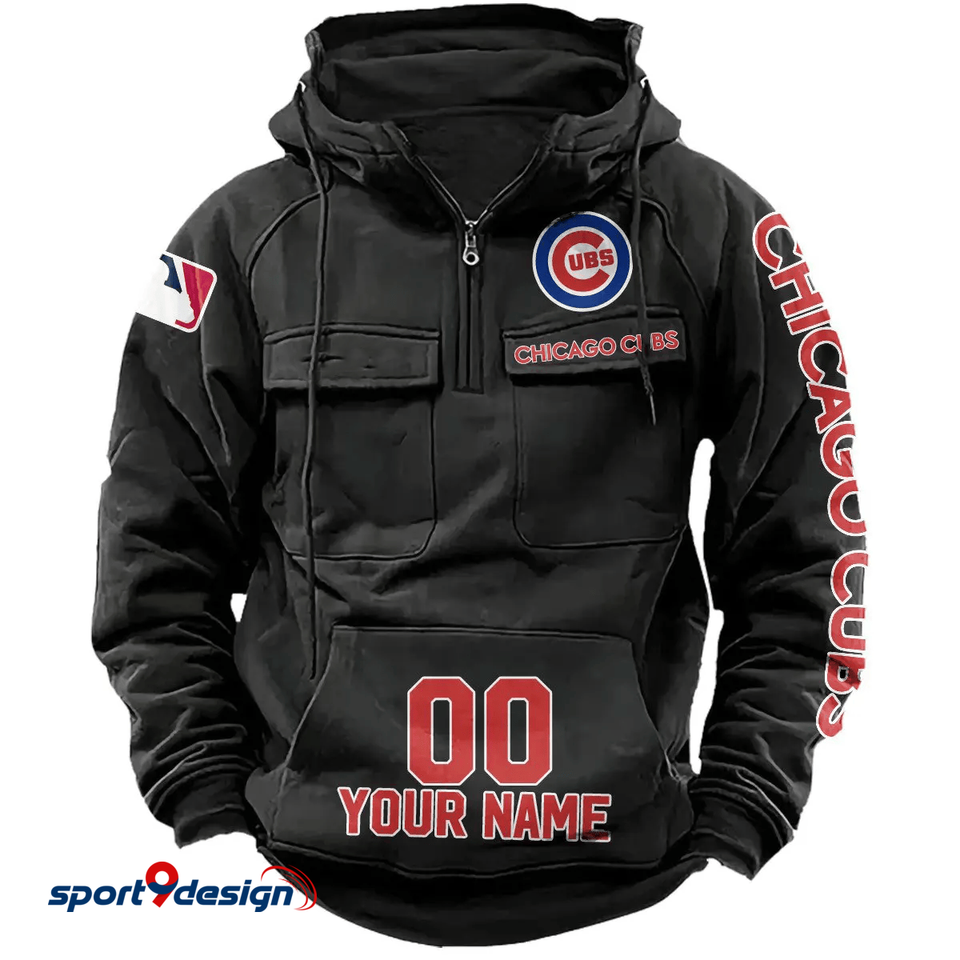 Chicago Cubs Vintage Men Cargo Hoodies Unisex T-shirt, Sweatshirt, Hoodie, Long Sleeve Tee - T-Shirt, Sweatshirt, Hoodie