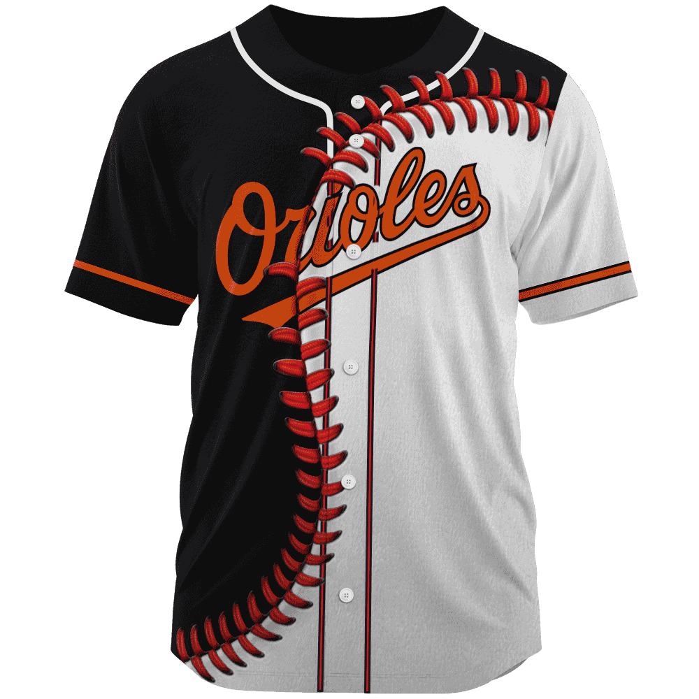 MLB Baltimore Orioles Personalized Mix Baseball Jersey Gift for Men Women - Bafud baseball jersey product view 2