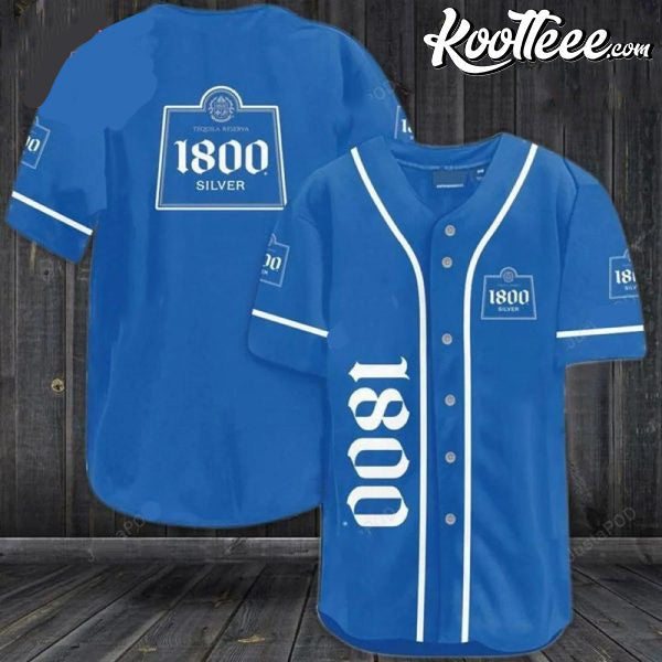 1800 Silver Tequila Baseball Jersey baseball jersey product view 1