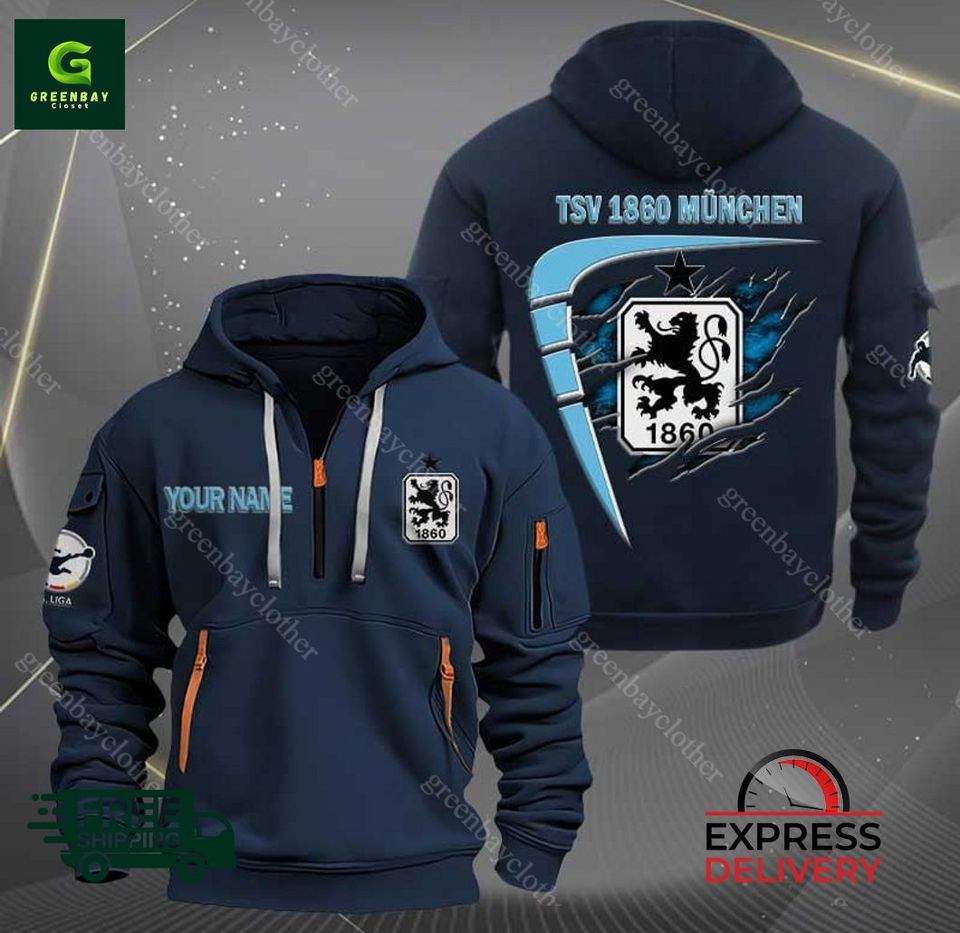 1860 Munich Personalized Tactical Hoodie Unisex T-shirt, Sweatshirt, Hoodie, Long Sleeve Tee - T-Shirt, Sweatshirt, Hoodie