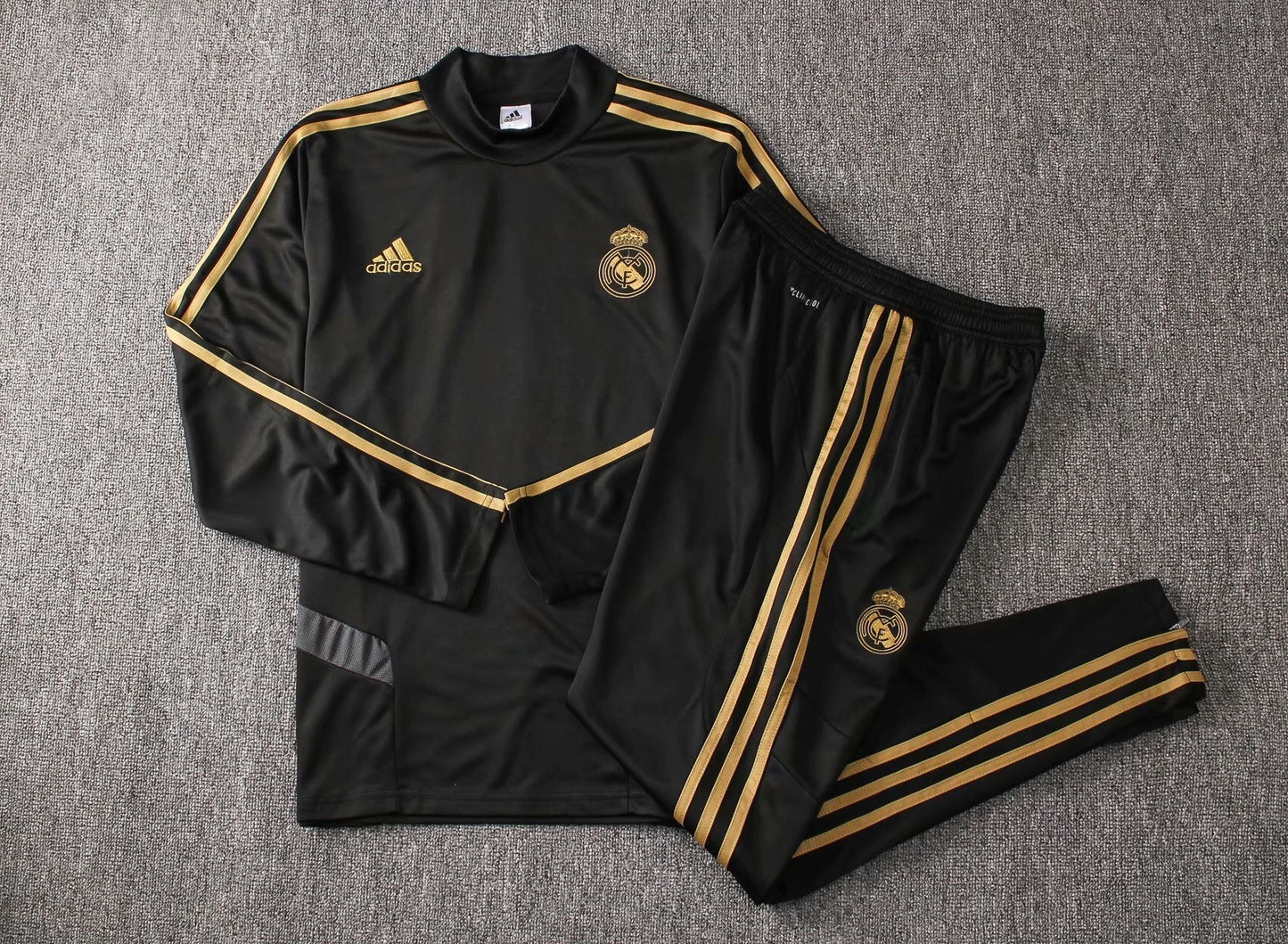1920 Collar Real Madrid Black S~2XL Soccer Jersey sports jersey product view 1