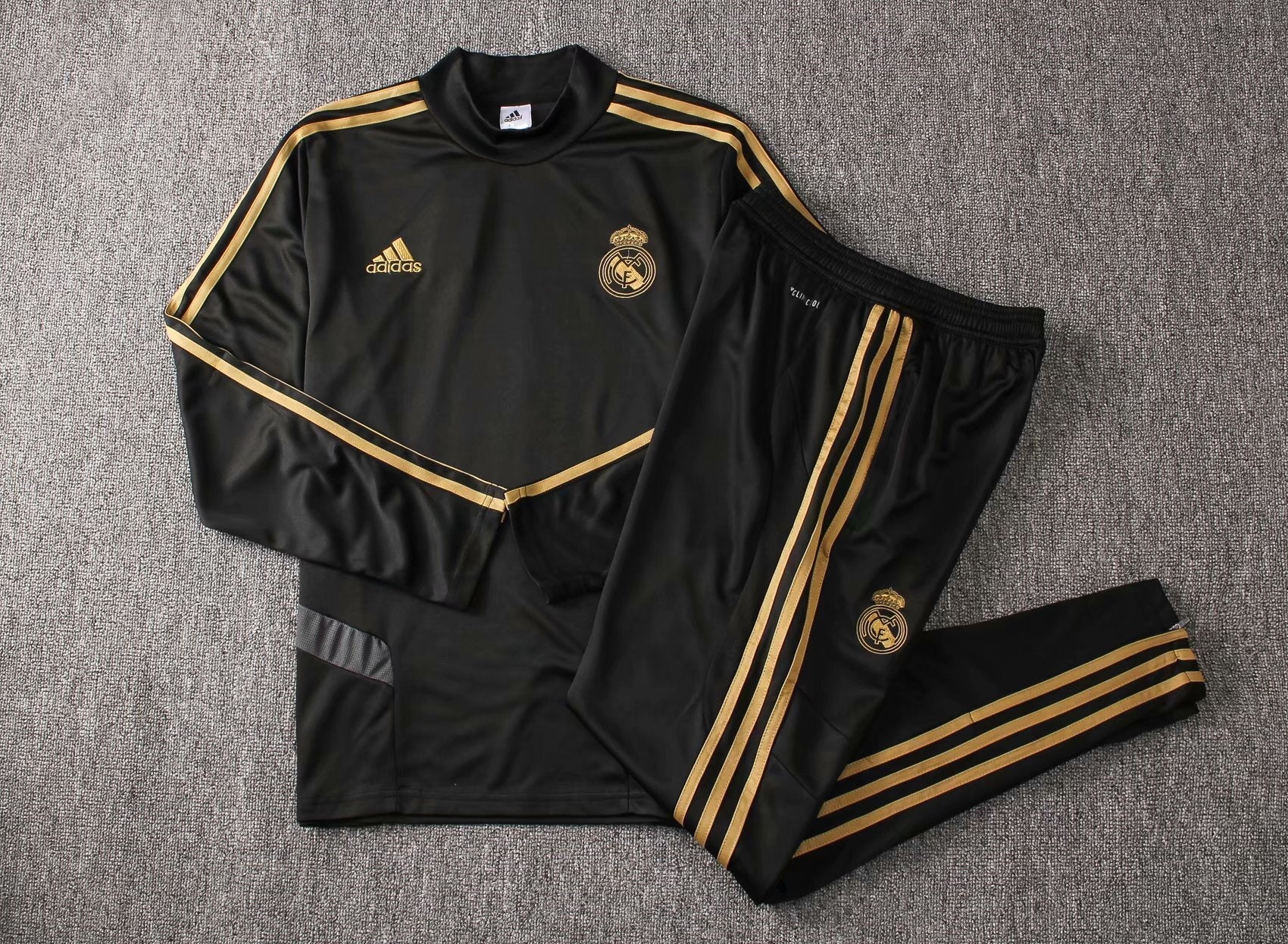 1920 Collar Real Madrid Black S~2XL Soccer Jersey sports jersey product view 1