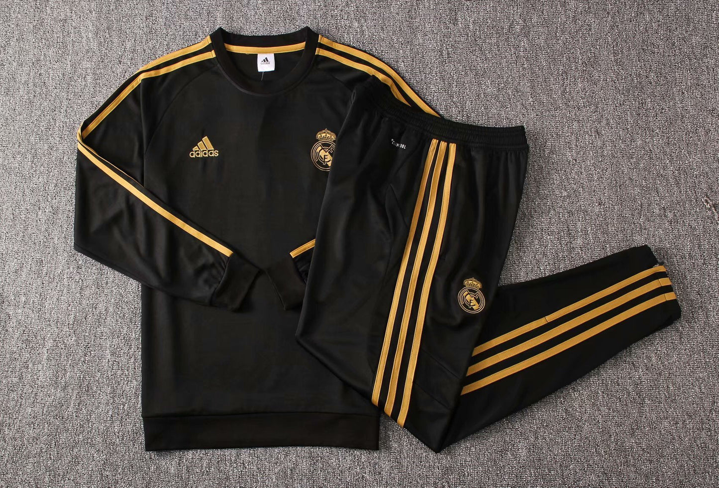 1920 Crew Neck Real Madrid Black S~2XL Soccer Jersey sports jersey product view 1