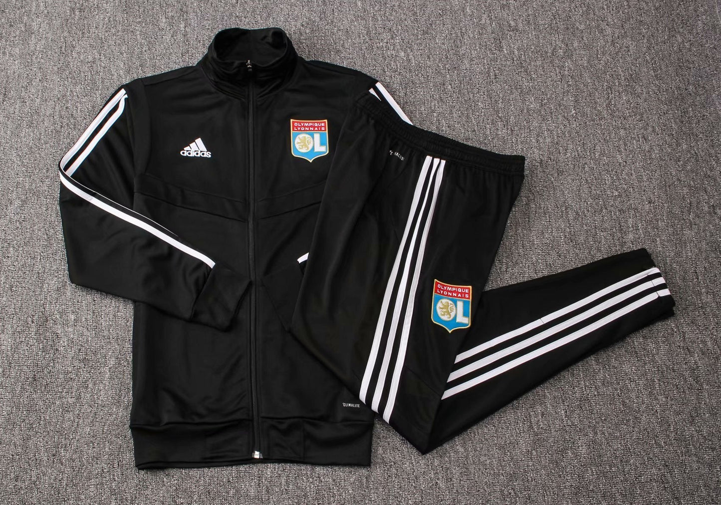 1920 Larry Collar Black Soccer Jersey sports jersey product view 1