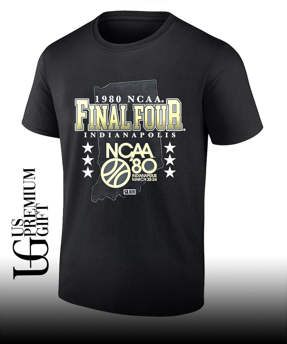 1980 NCAA Final Four Indianapolis logo shirt Unisex T-shirt, Sweatshirt, Hoodie, Long Sleeve Tee - T-Shirt, Sweatshirt, Hoodie