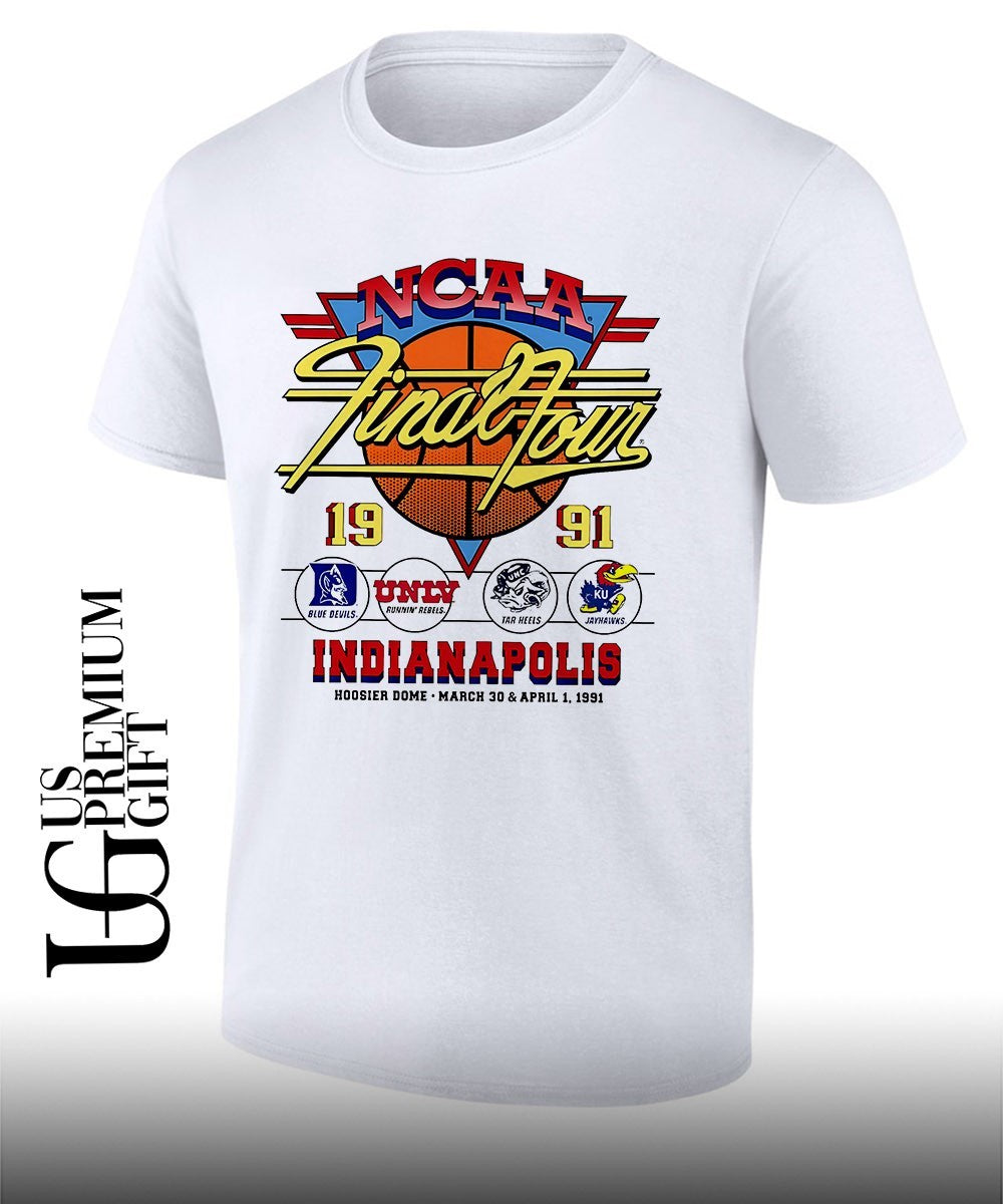 1991 NCAA Final Four Indianapolis vintage logo shirt Unisex T-shirt, Sweatshirt, Hoodie, Long Sleeve Tee - T-Shirt, Sweatshirt, Hoodie