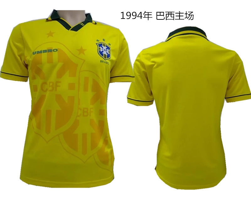 1998 brazil home Soccer Jersey sports jersey product view 1
