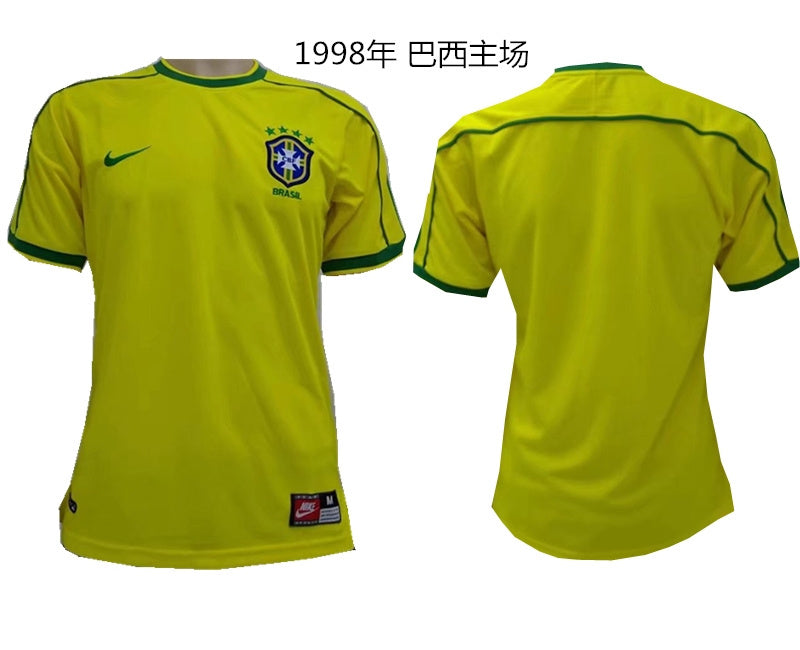 1998 brazil home 2 Soccer Jersey sports jersey product view 1