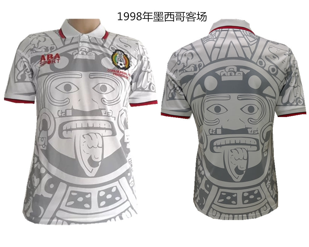 1998 mexico away Soccer Jersey sports jersey product view 1