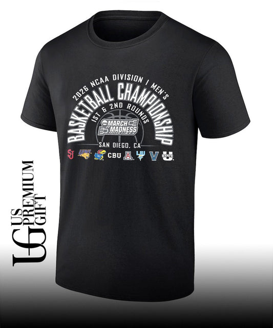 1St and 2nd Rounds March Madness 2026 NCAA DI Mens Basketball Championship San Diego shirt - T-Shirt, Sweatshirt, Hoodie