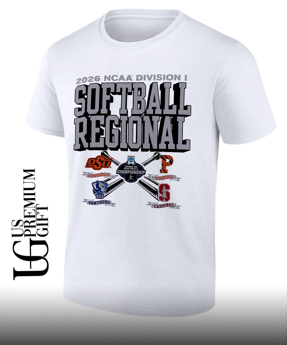 Oklahoma State University and Tigers and Panthers and Cardinal 2026 NCAA Division I Softball Regional logo shirt - T-Shirt, Sweatshirt, Hoodie