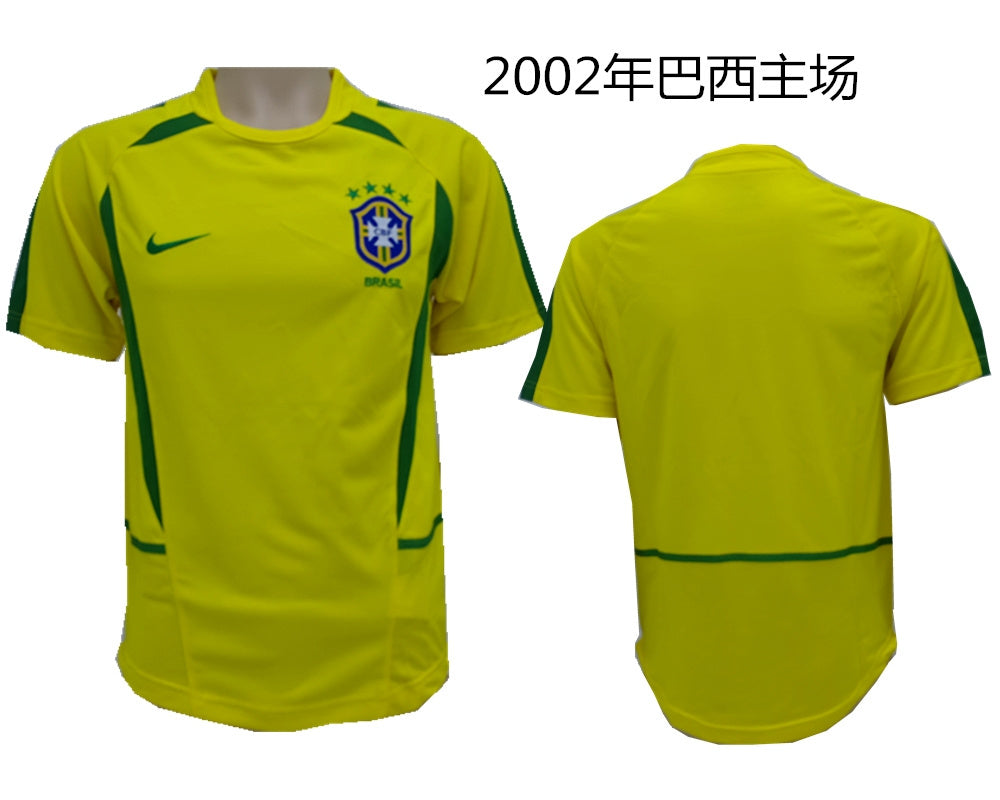 2002 brazil Soccer Jersey sports jersey product view 1