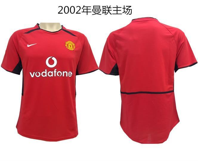 2002 manchester united Soccer Jersey sports jersey product view 1