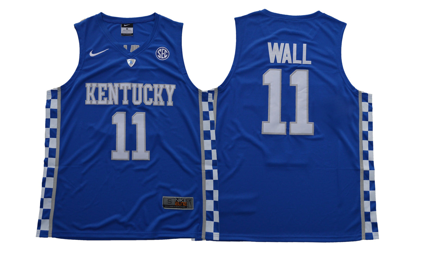2017 Kentucky 11 New College Football Jersey football jersey product view 1