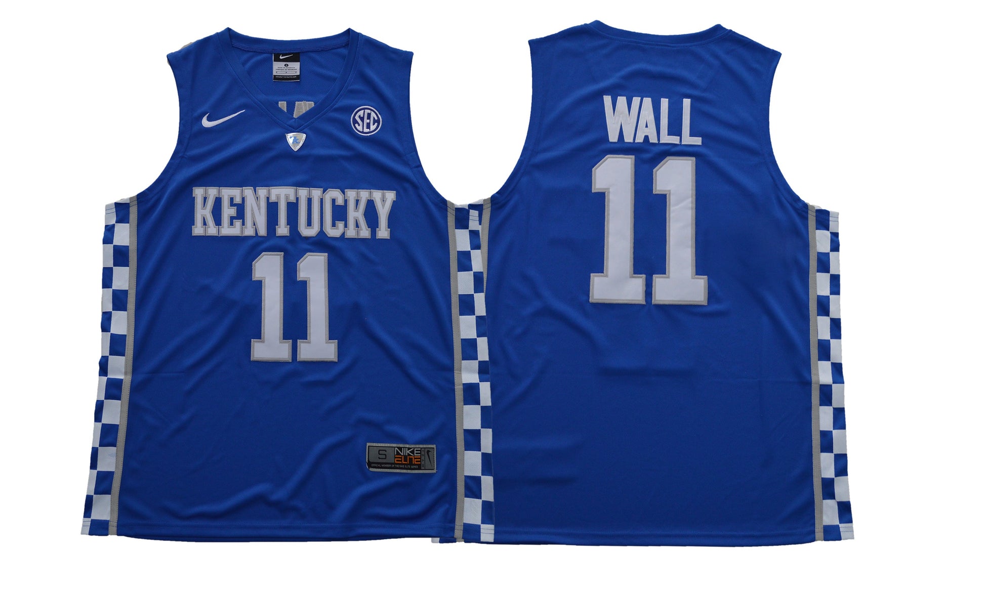 2017 Kentucky 11 New College Football Jersey football jersey product view 1
