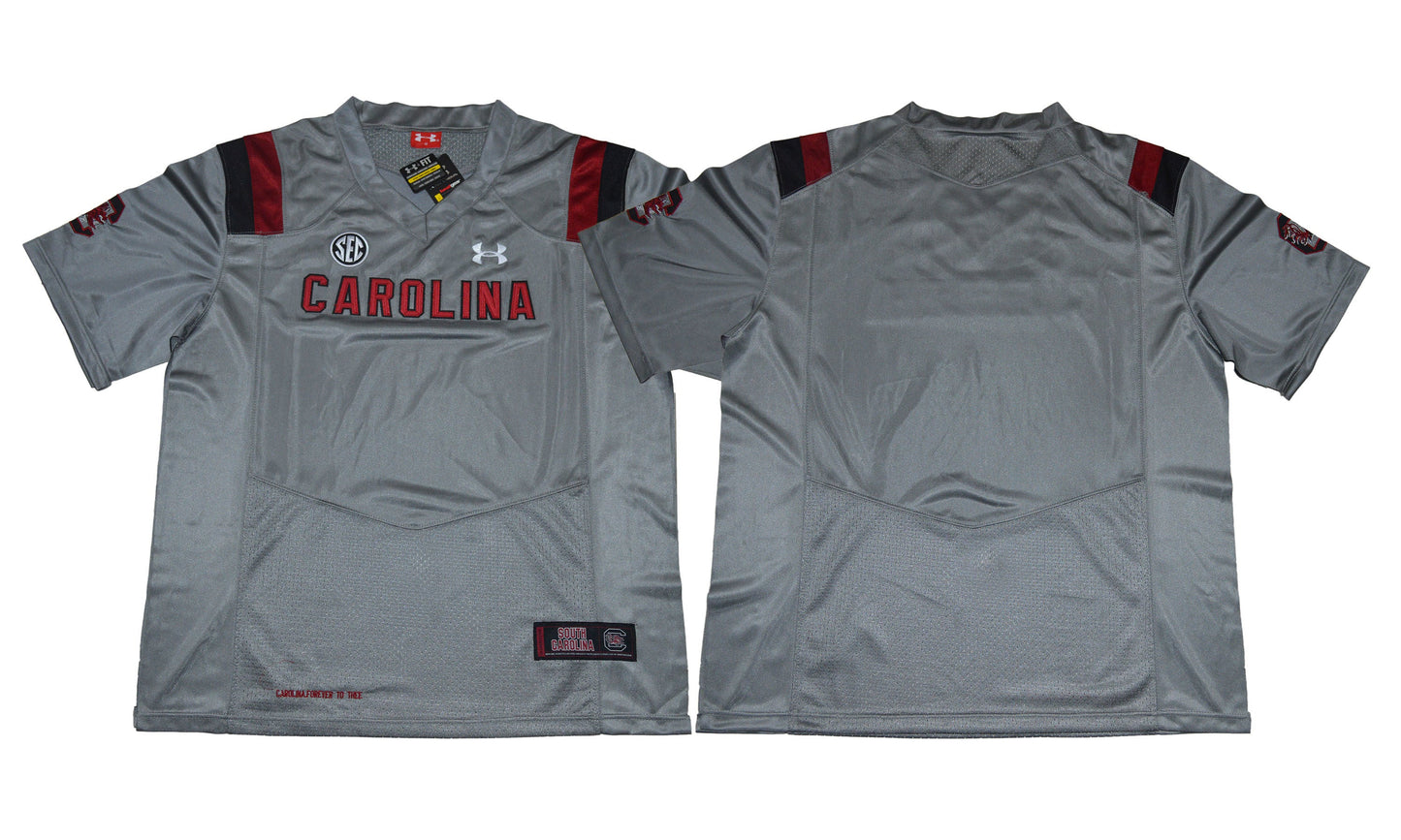 2017 South Carolina Blank Gray College Football Jersey football jersey product view 1