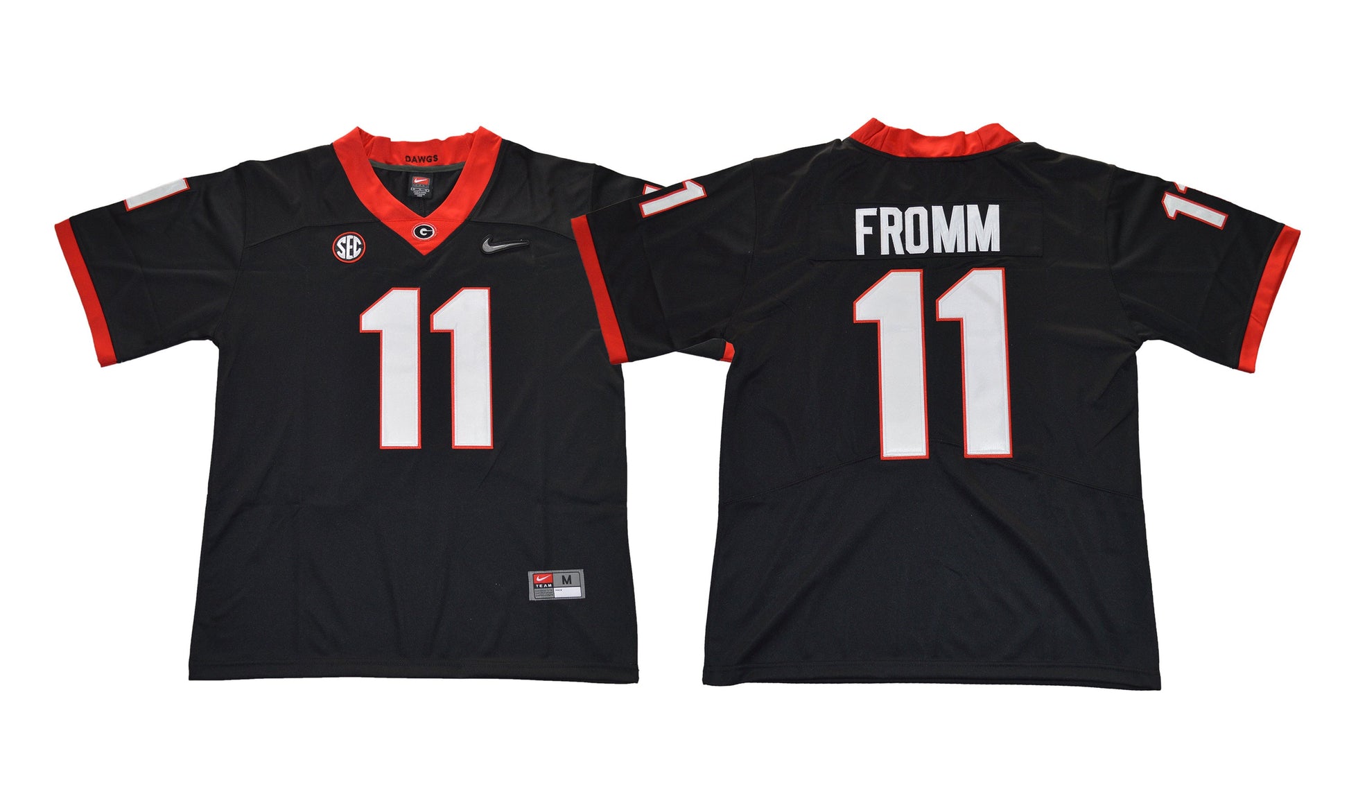 2018 Alabama 11 Diamond Edition Black College Football Jersey football jersey product view 1