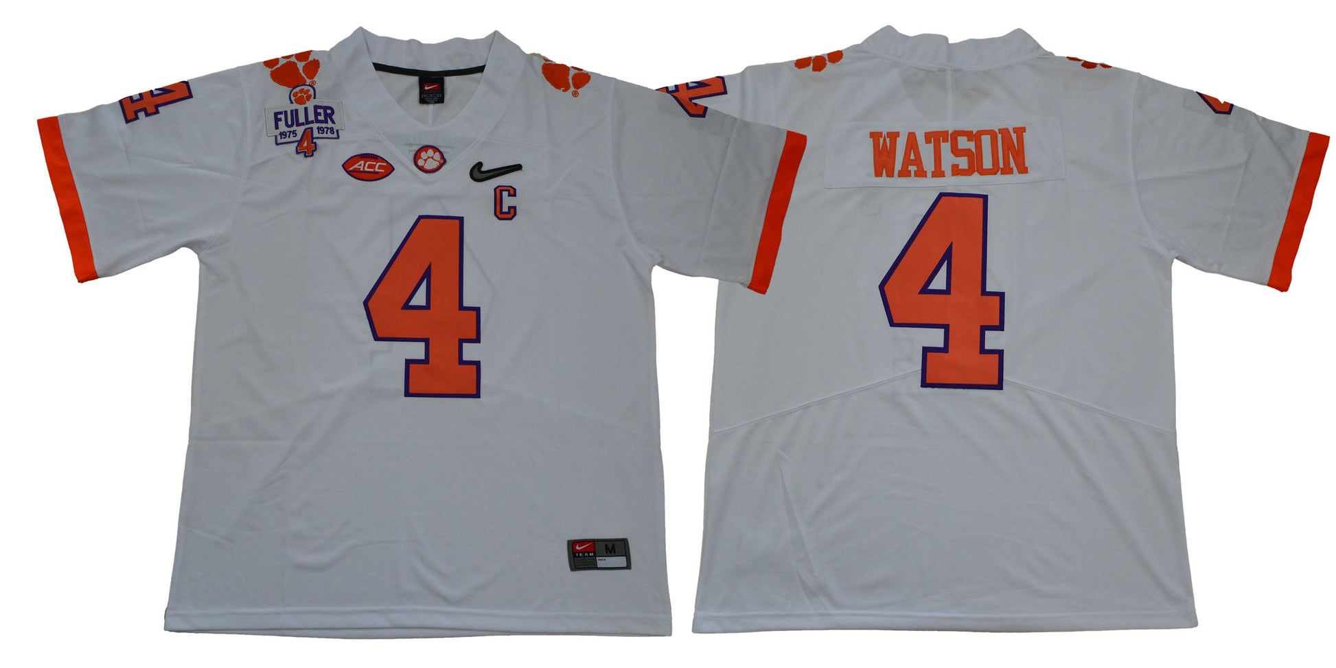 2018 Watson .4, Diamond White College Football Jersey football jersey product view 1