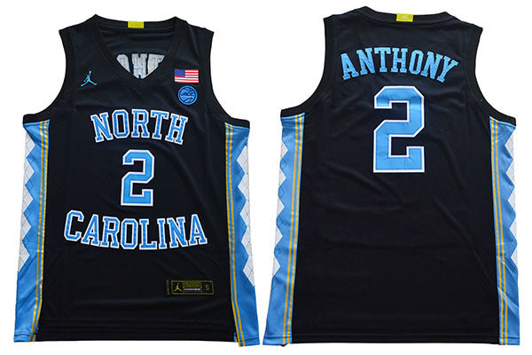 2019 ANTHONY 2 Black College Football Jersey football jersey product view 1