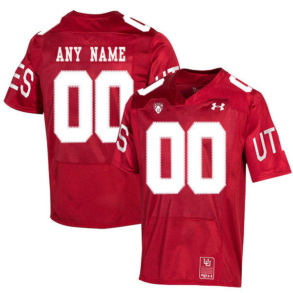 2019 NCAA Football Utah Utes 150th anniversary #00 Any Name College Football Jersey football jersey product view 1