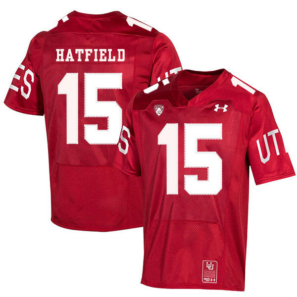 2019 NCAA Football Utah Utes 150th anniversary #15 Dominique Hatfield College Football Jersey football jersey product view 1