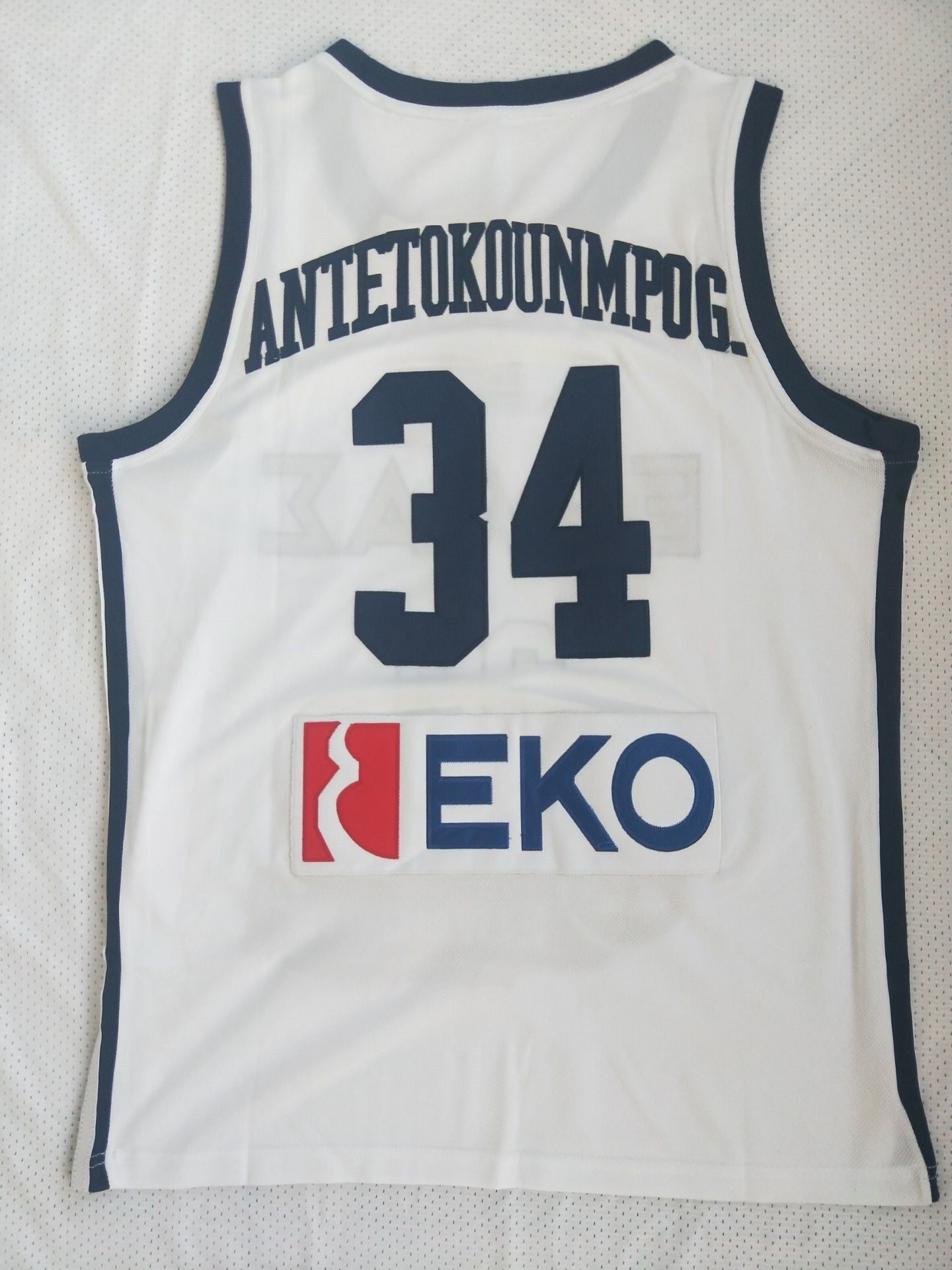 2019 World Cup 34 Antetokounmpog Basketball Jersey Style 2 basketball jersey product view 1