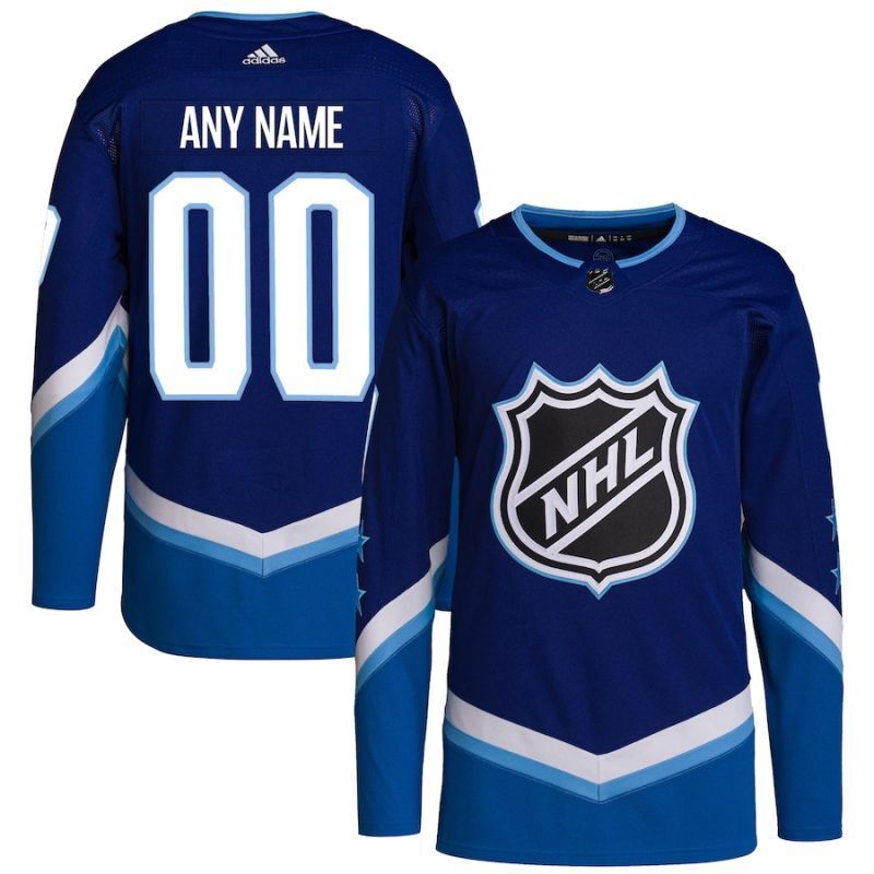 2022 nhl all-star game western conference pick-a-player jersey - blue Hockey Jersey hockey jersey product view 1