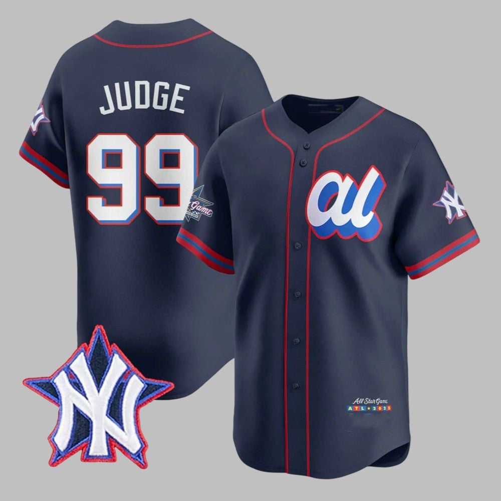 2025 Aaron Judge All Star Baseball Jersey baseball jersey product view 1