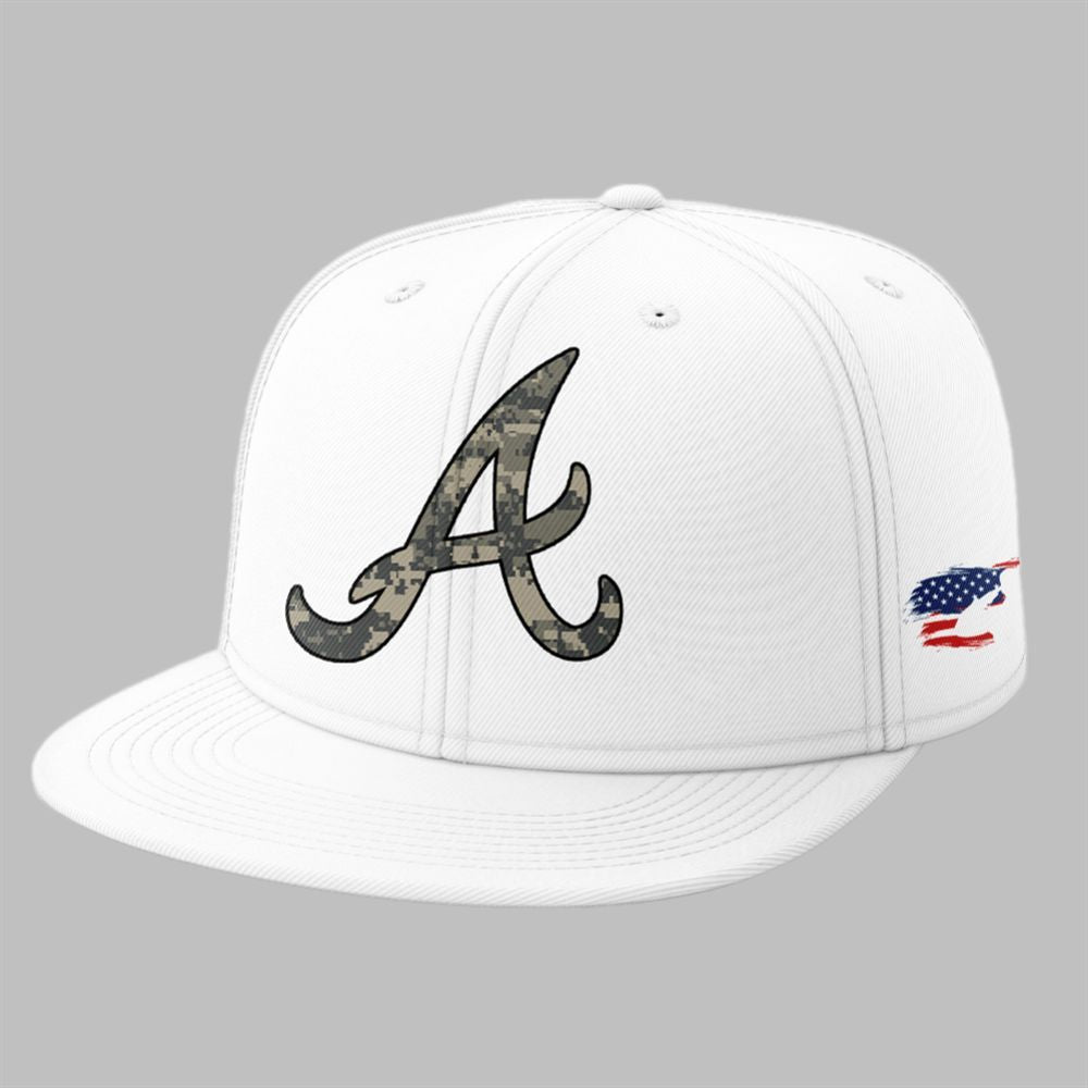 2025 Atlanta Braves Military Appreciation Jersey baseball jersey product view 2