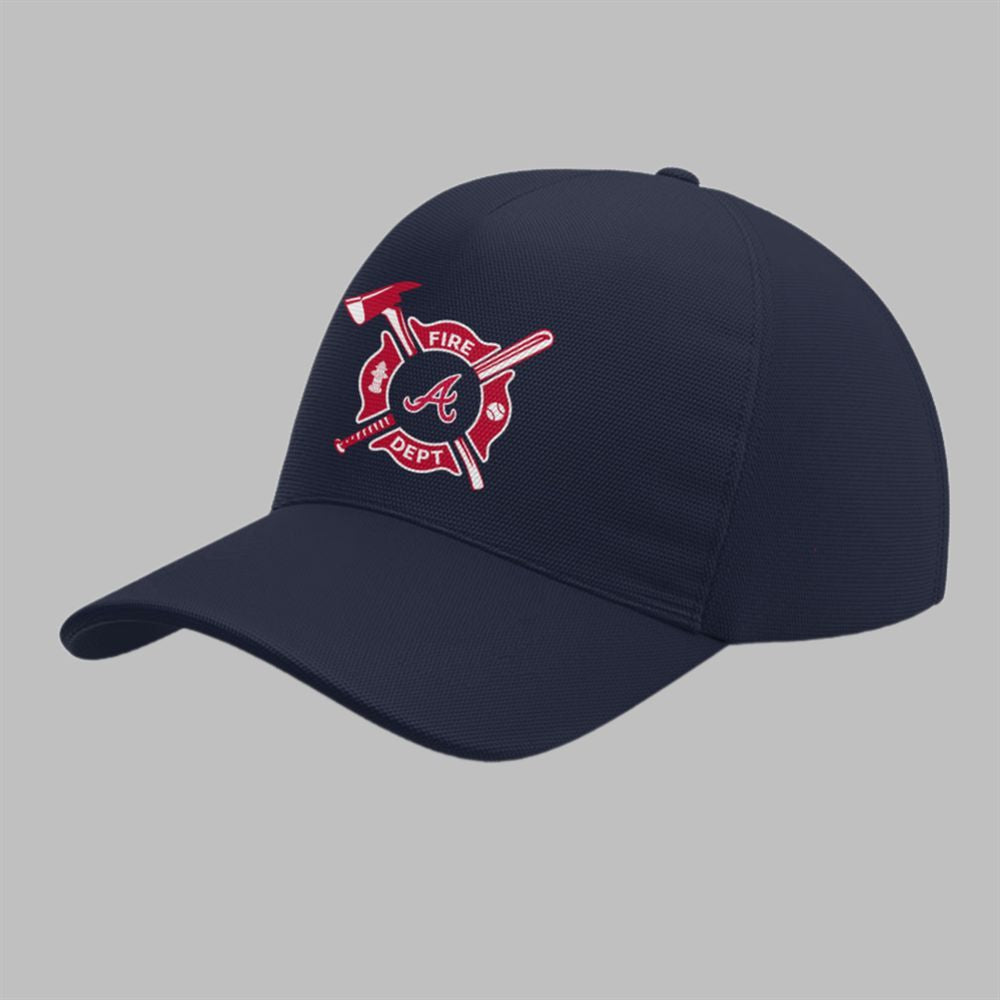 2025 Braves x Firefighter Appreciation Night Jersey baseball jersey product view 3