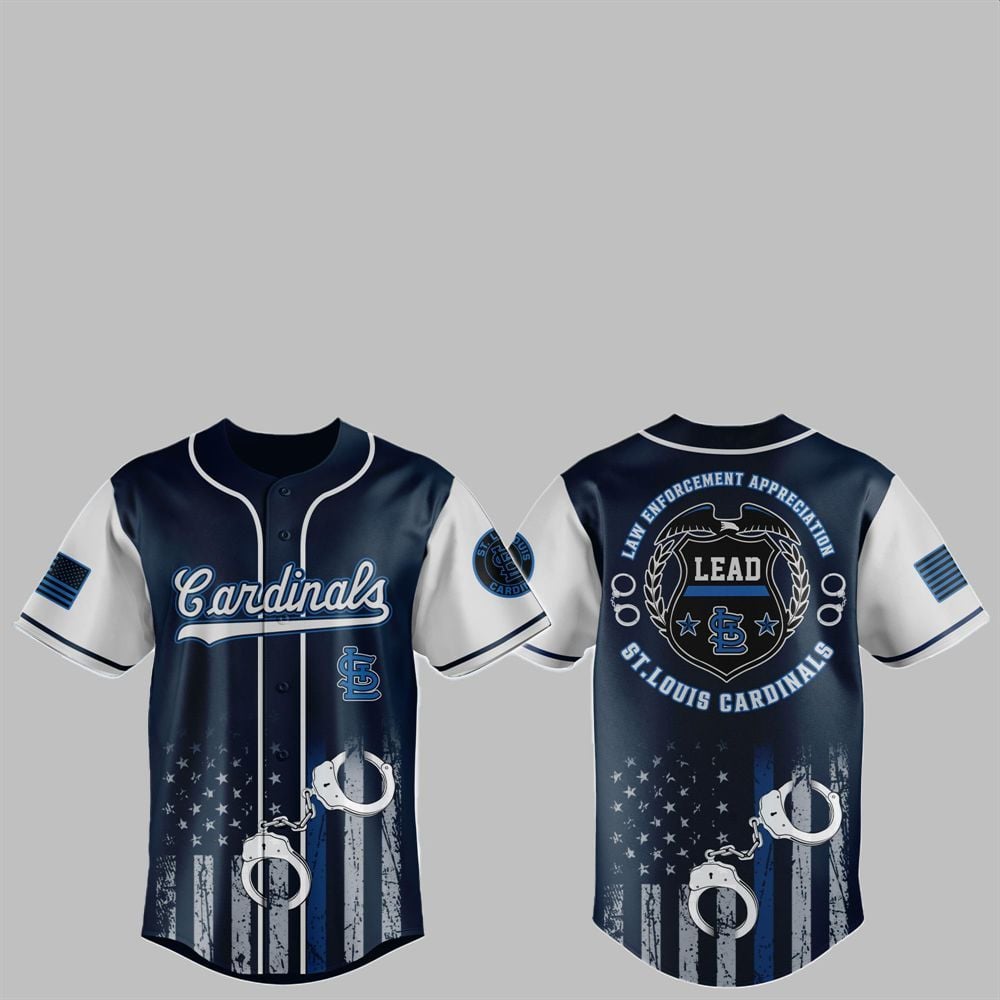 2025 Cardinals x Law Enforcement Appreciation Day Jersey - Grishko.com sports jersey product view 1