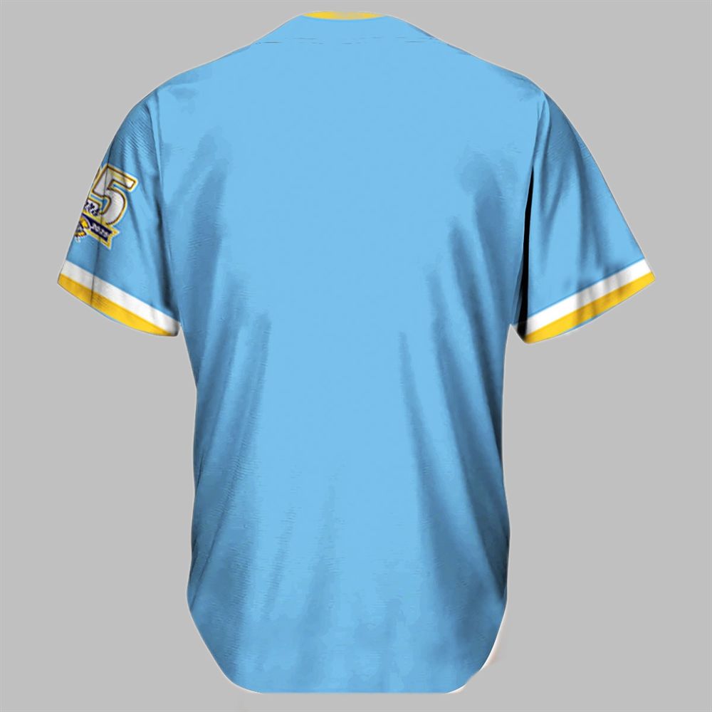 2025 Carolina Mudcats Brewers Weekend Jersey Giveaway - Grishko.com baseball jersey product view 2