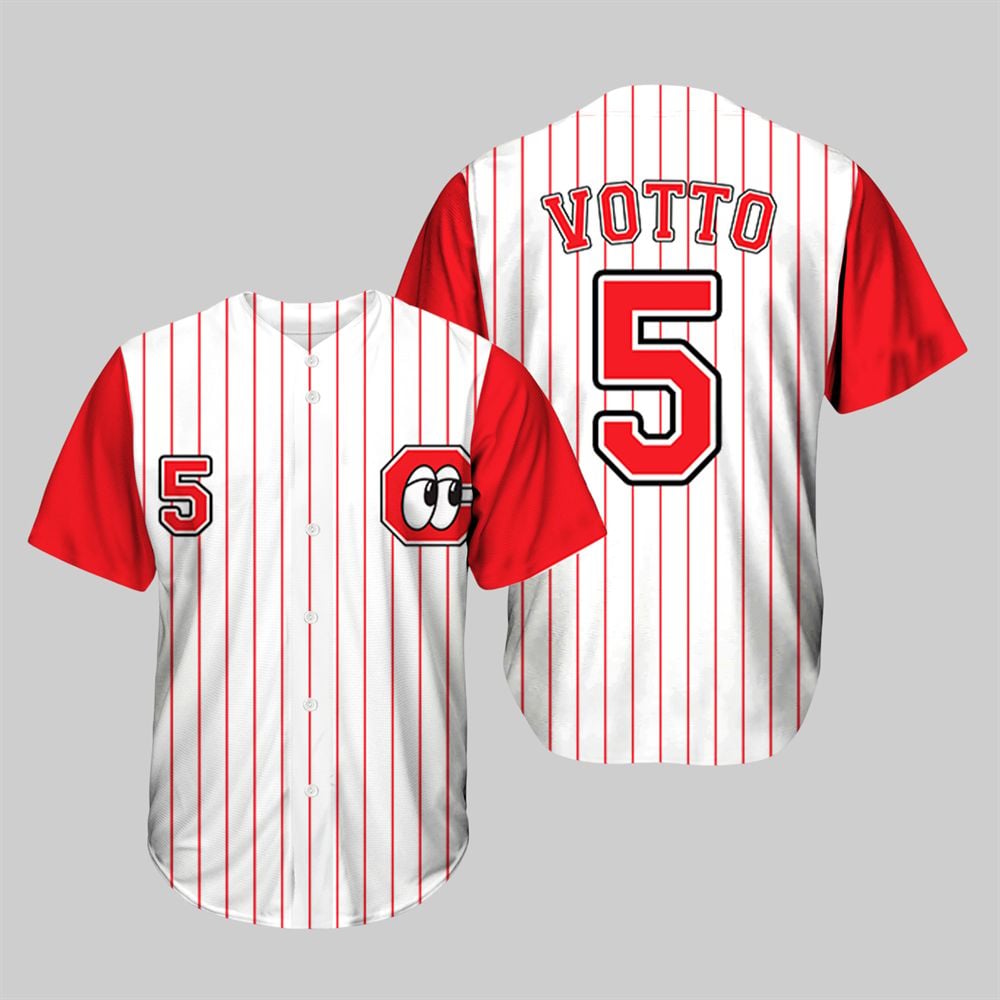 2025 Chattanooga Lookouts Joey Votto Jersey Giveaway - Grishko.com sports jersey product view 1