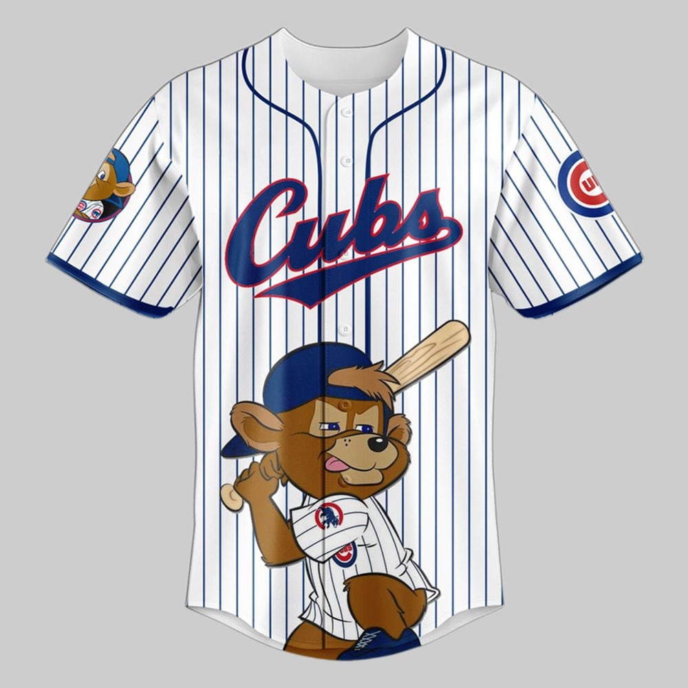 2025 Chicago Cubs Clark The Cub Jersey - Grishko.com baseball jersey product view 2
