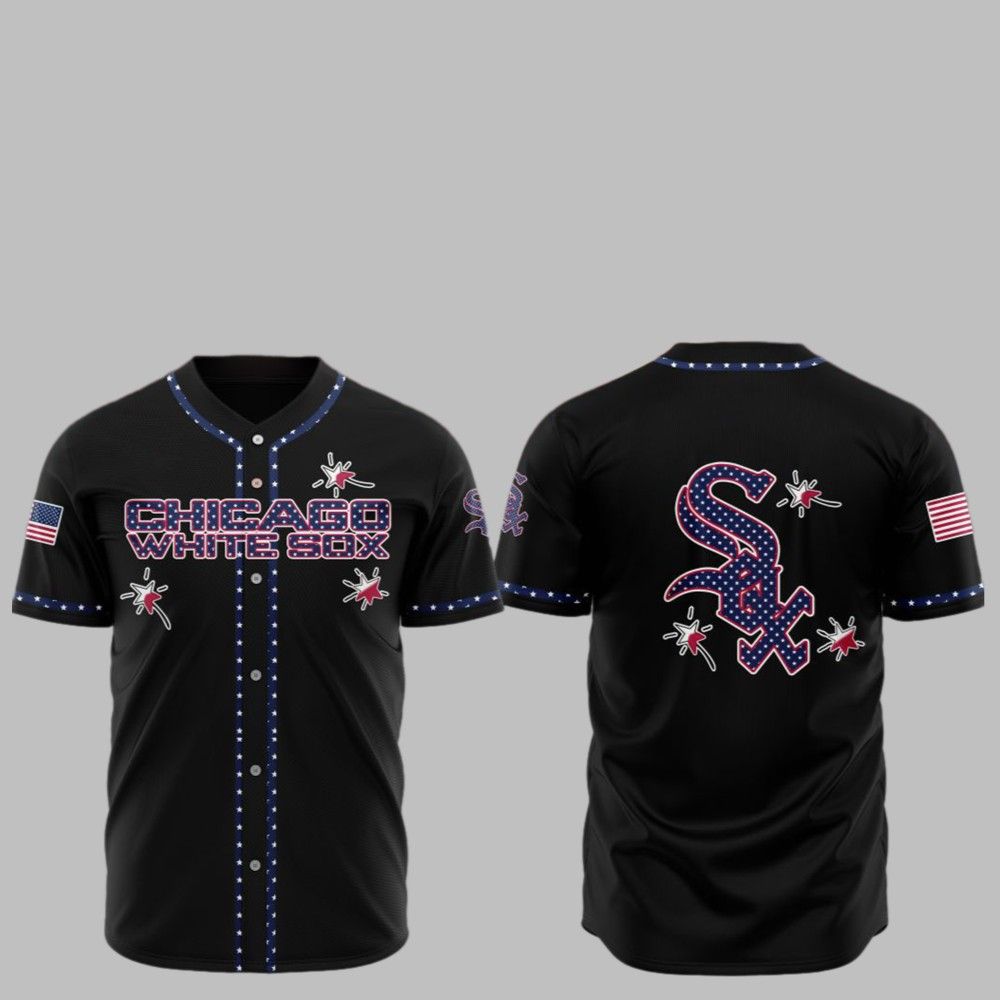2025 Chicago White Sox Happy Independence Day Baseball Jersey - Grishko.com baseball jersey product view 1