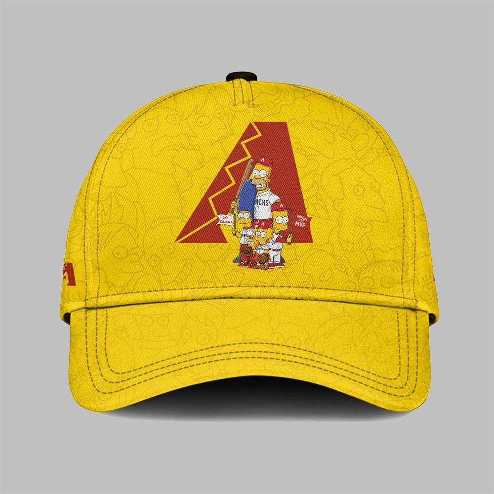 2025 Diamondbacks The Simpsons Jersey - Grishko.com baseball jersey product view 2