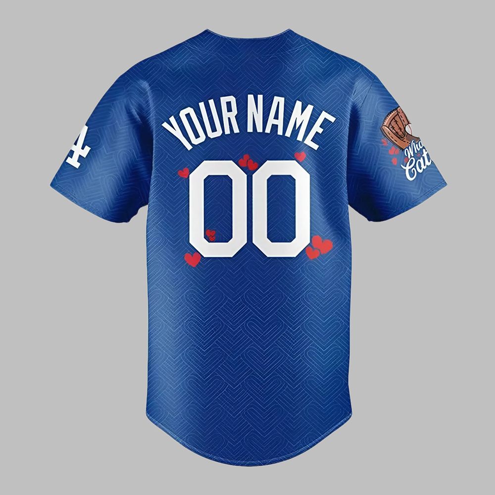 2025 Dodgers Date Night Jersey - Grishko.com baseball jersey product view 3