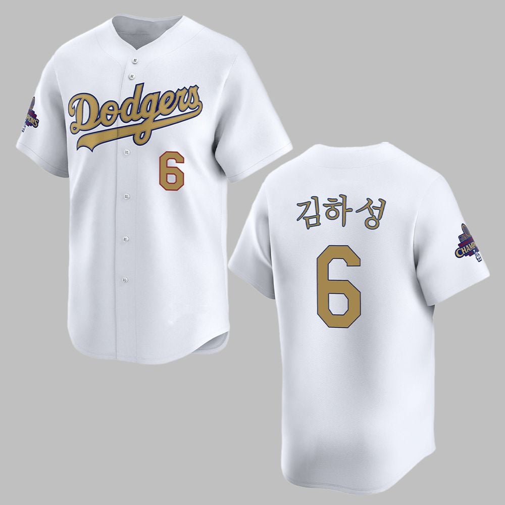 2025 Dodgers Hyeseong Kim Baseball Jersey - Grishko.com baseball jersey product view 1