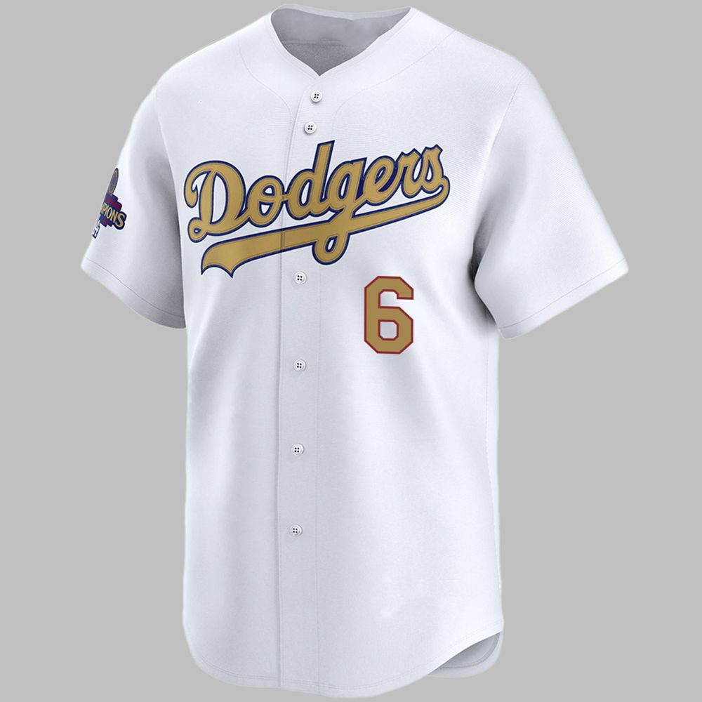 2025 Dodgers Hyeseong Kim Baseball Jersey - Grishko.com baseball jersey product view 2