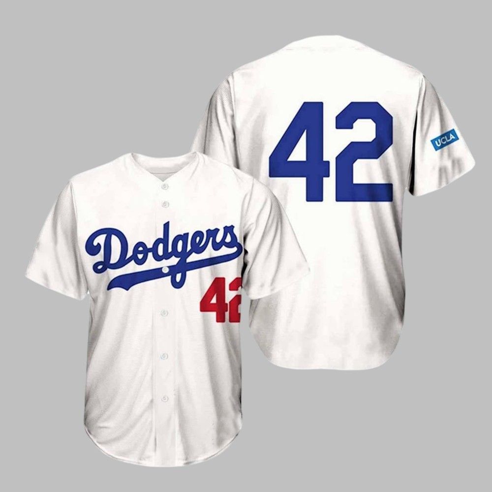 2025 Dodgers Jackie Robinson Day 42 Jersey - Grishko.com baseball jersey product view 1