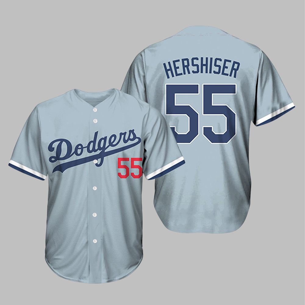2025 Dodgers Orel Hershiser Jersey Giveaway - Grishko.com baseball jersey product view 1