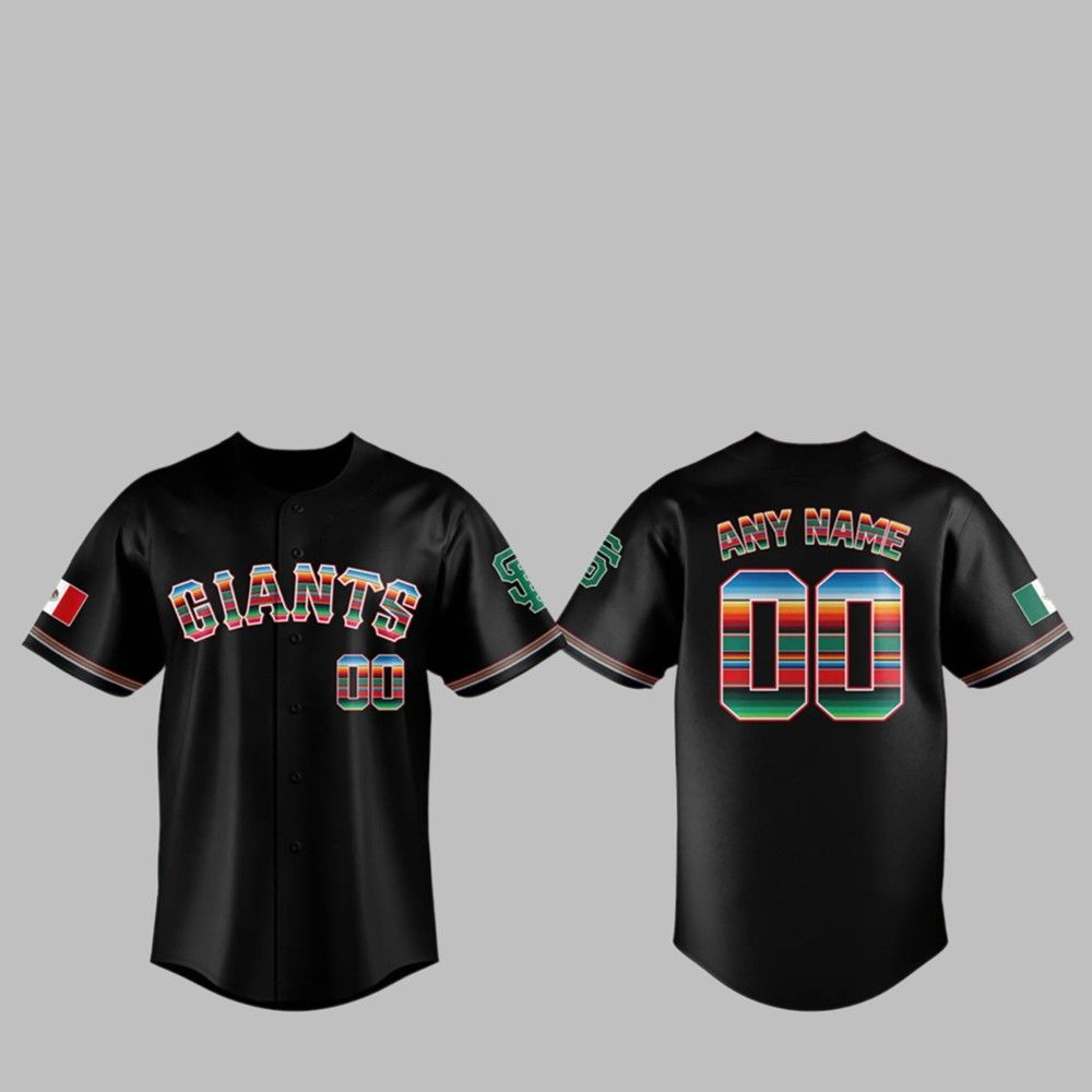 Giants Mexican Heritage Night Jersey 2025 - Grishko.com sports jersey product view 1