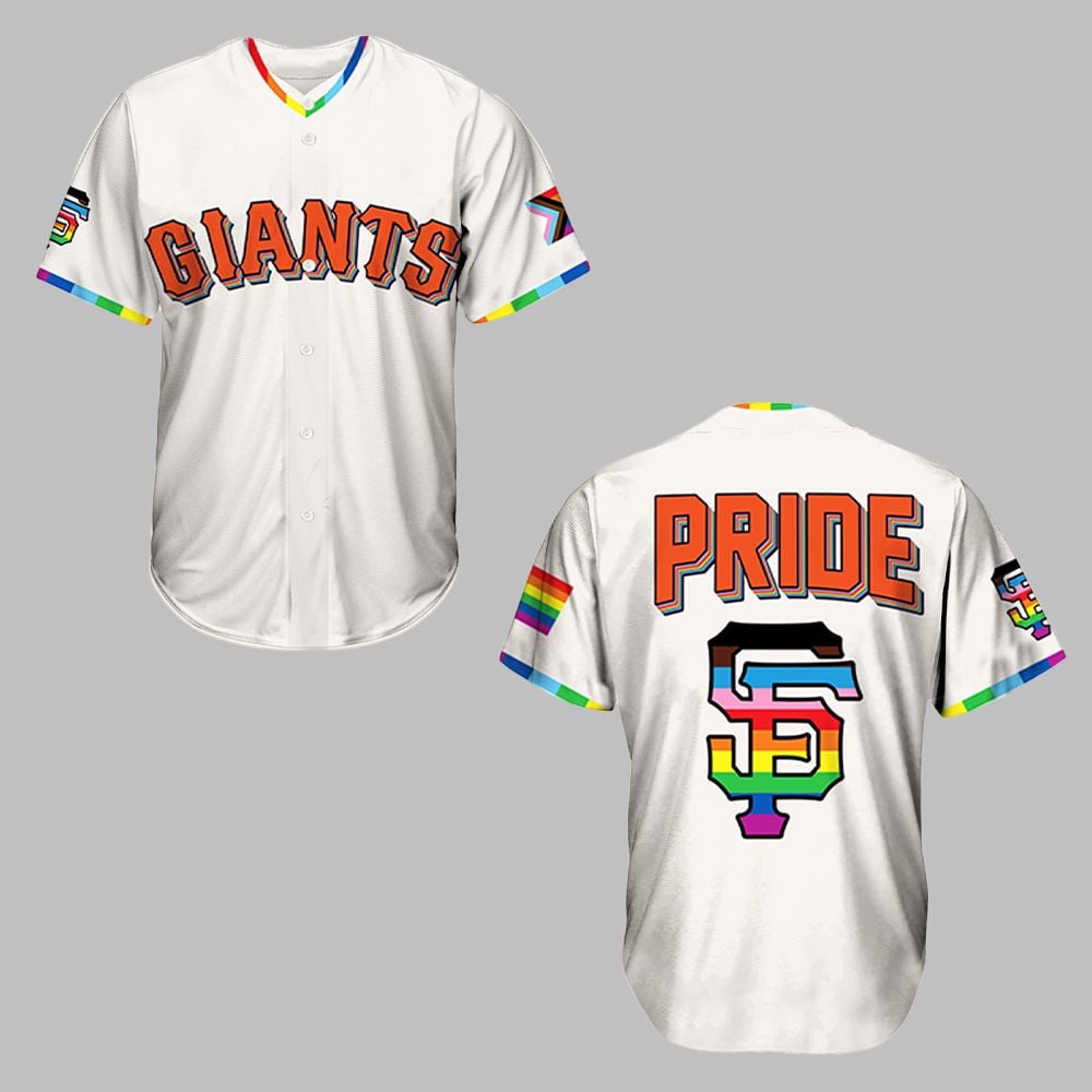 2025 Giants Pride Night Jersey - Grishko.com sports jersey product view 1