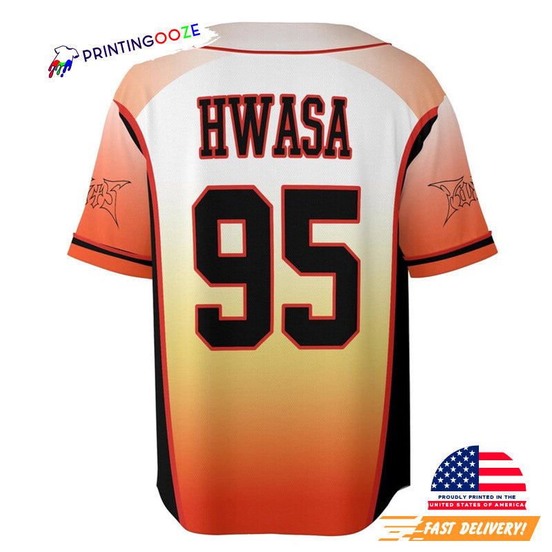 2025 HWASA Live Tour Twits in North America Baseball Jersey baseball jersey product view 3