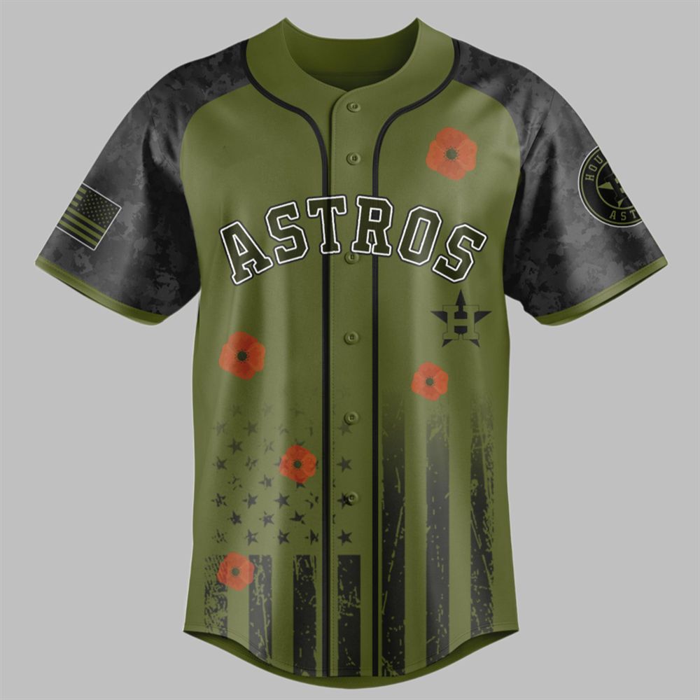 2025 Houston Astros Memorial Day Jersey - Grishko.com baseball jersey product view 2