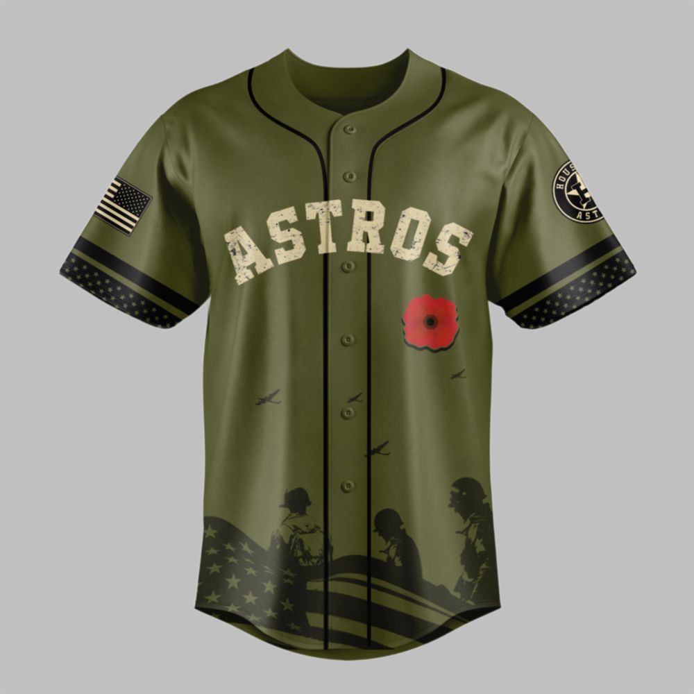 2025 Houston Astros USA Memorial Day Baseball Jersey - Grishko.com baseball jersey product view 3