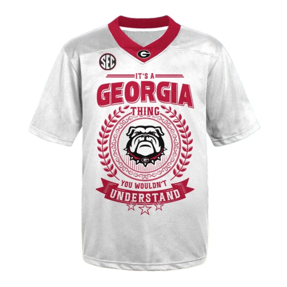 2025 It's A Georgia You Wouldn't Understand Jersey - Grishko.com sports jersey product view 2