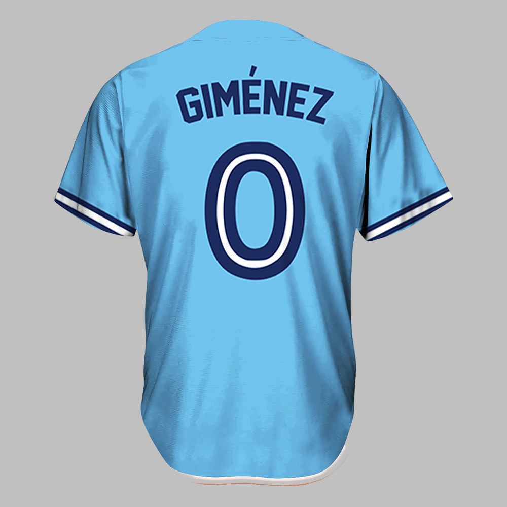 2025 Jays Andres Gimenez New Blue Jersey Giveaway - Grishko.com sports jersey product view 3