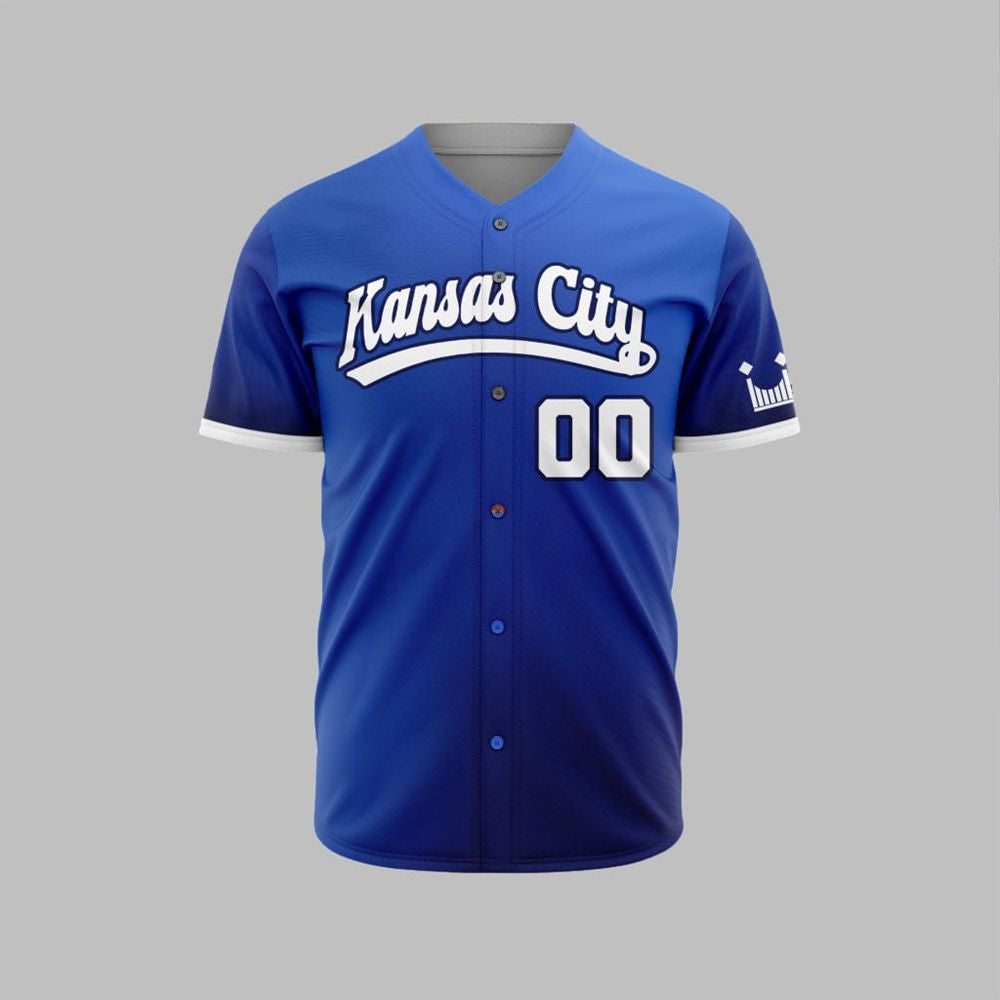 2025 KC Royals City Connect Jersey - Grishko.com baseball jersey product view 1
